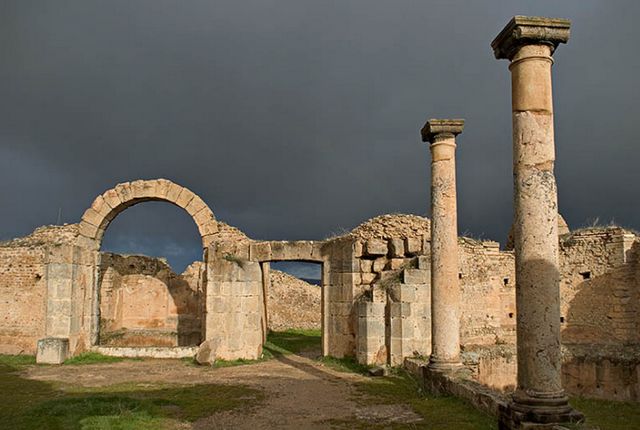 Romen ruins of Timgad