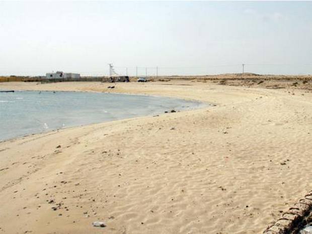 Al Gharia Beach in Qatar