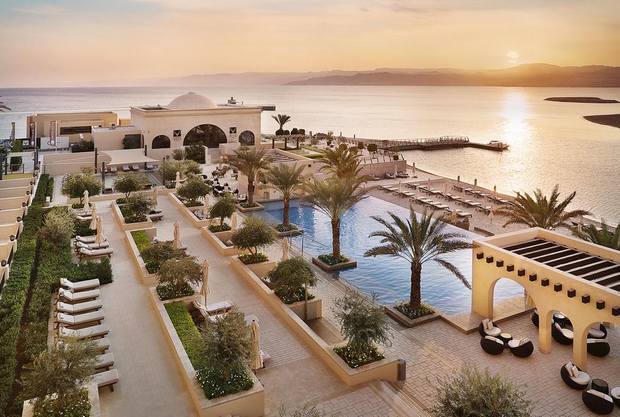 Aqaba hotels directly on the sea