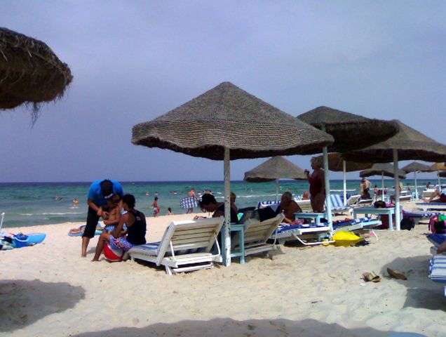The beaches of Sousse Tunisia