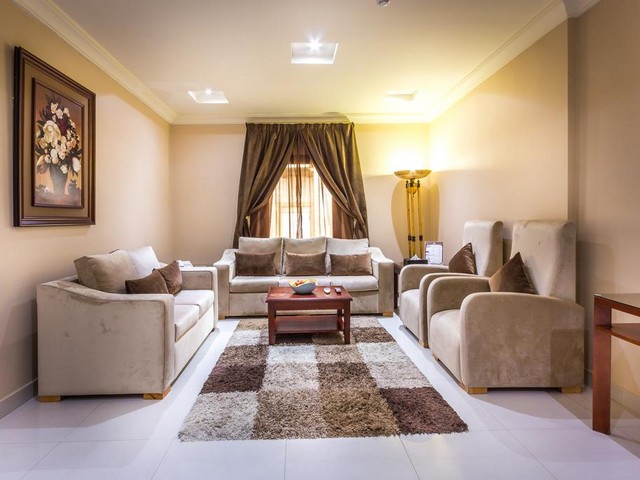 All Jeddah hotels on Palestine Street have comfortable living rooms with modern furniture