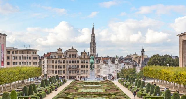 Where is Brussels and what are the most important cities near Brussels