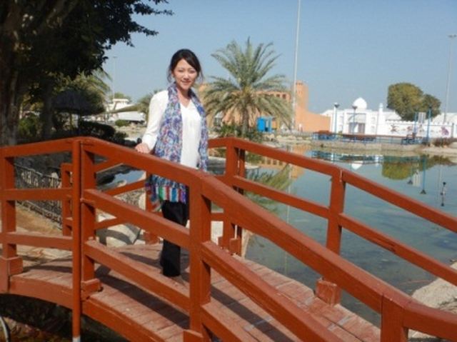 Visit the Japanese garden in Muscat