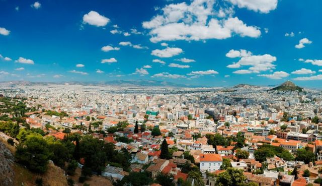 Where is Athens located and what are the cities near Athens