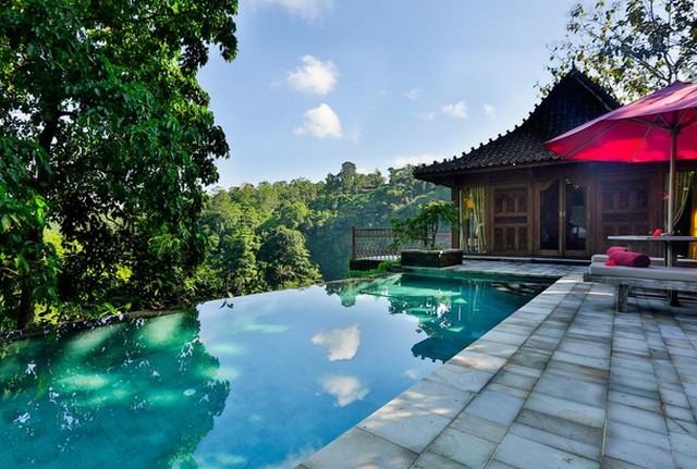Bali Resorts has a private pool 