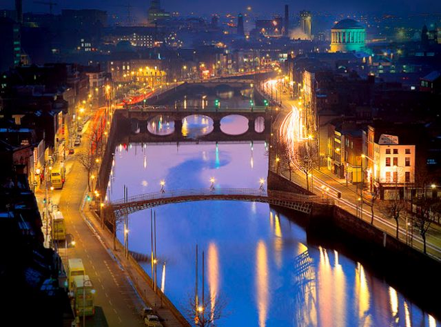 Where is Dublin and what are the most important cities near Dublin