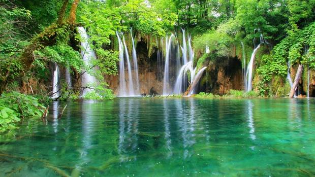 Waterfalls inside Croatia