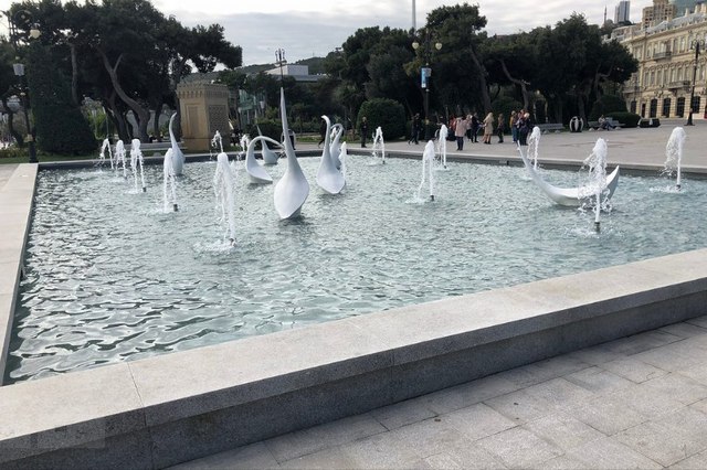 Fountain Square in Baku