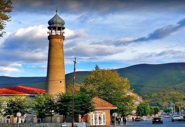 Sheki city in Azerbaijan