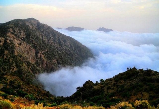 2 months from the mountains of Abha, which we recommend to visit