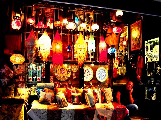 Ortakoy Bazaar near HOCA Restaurant in Istanbul