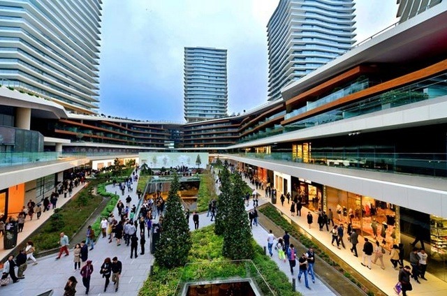 Istanbul malls in the European section