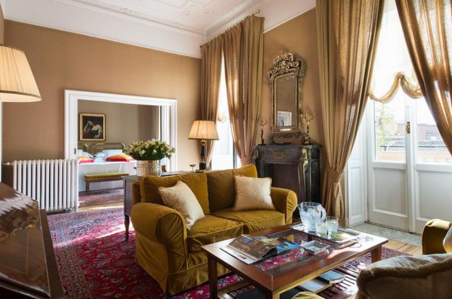 The Grand Plaza is the most luxurious hotel in Rome, with a distinctive historical building.