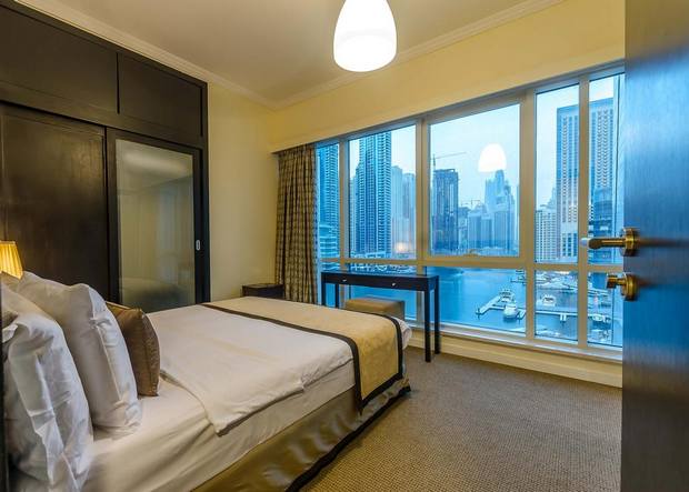 One of the best apartments in Dubai Marina offering various services at good prices.