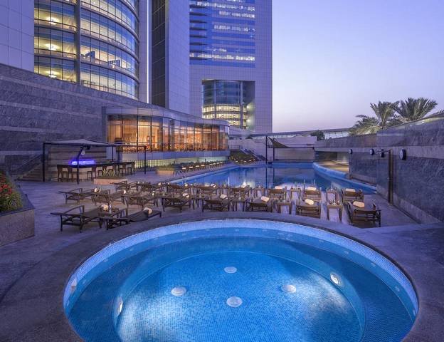 Jumeirah Emirates Towers has an outdoor pool