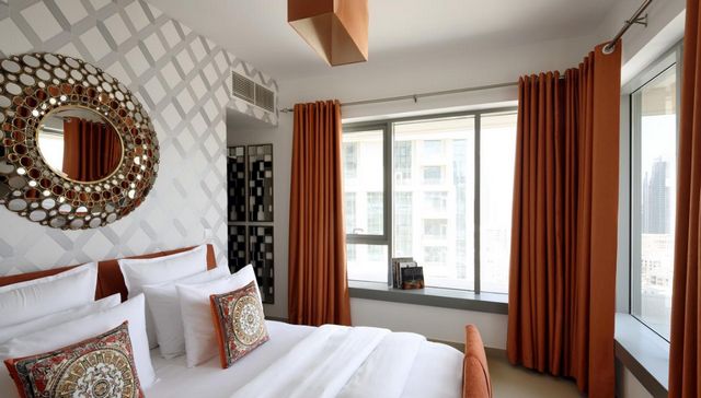 In the rooms of Dubai Boulevard Apartments, guests enjoy a comfortable stay.