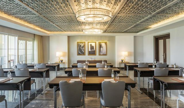 The Al Habtoor Polo Hotel Dubai features upscale restaurants