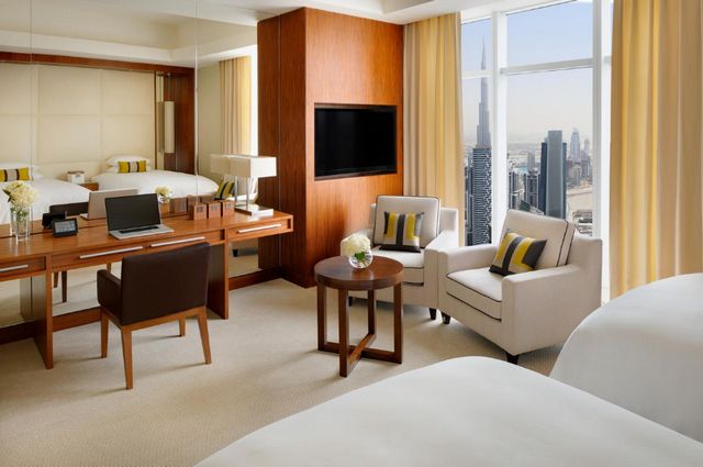 The Marquis Dubai hotel rooms are spacious and family-friendly