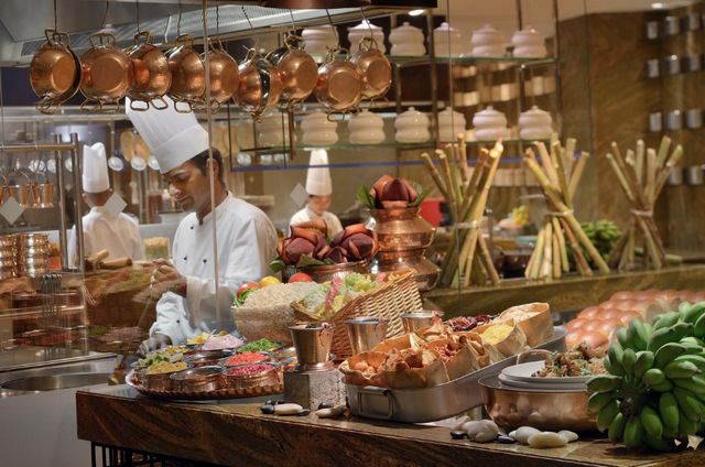 Marriott Marquis Dubai serves the finest dishes from international and local cuisine