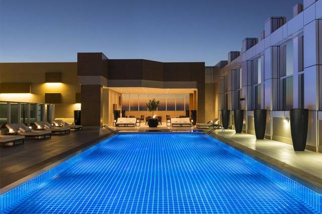 Sheraton Dubai Sheikh Zayed guests can have a great time at the pool