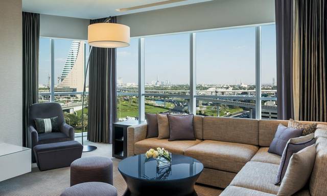 Great view from Sheraton Grand Hotel, Dubai, Sheikh Zayed Road