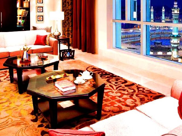 The hotels located in the Haram, the most prominent hotels in Makkah, are close to Islamic holy sites