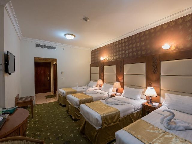 A family room inside a selected international hotel in Medina 