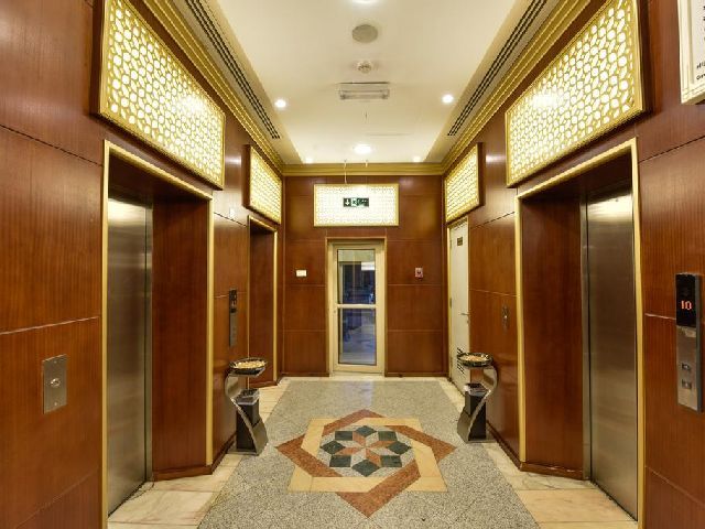The halls of the elevators of the luxurious Western Hotel