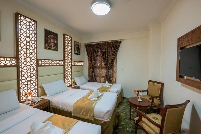 Rawda Mubarak Hotel is characterized by sophistication, luxury and rooms with modern facilities 