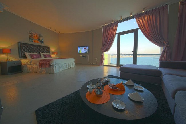 Chalets for families in Kuwait with direct sea views