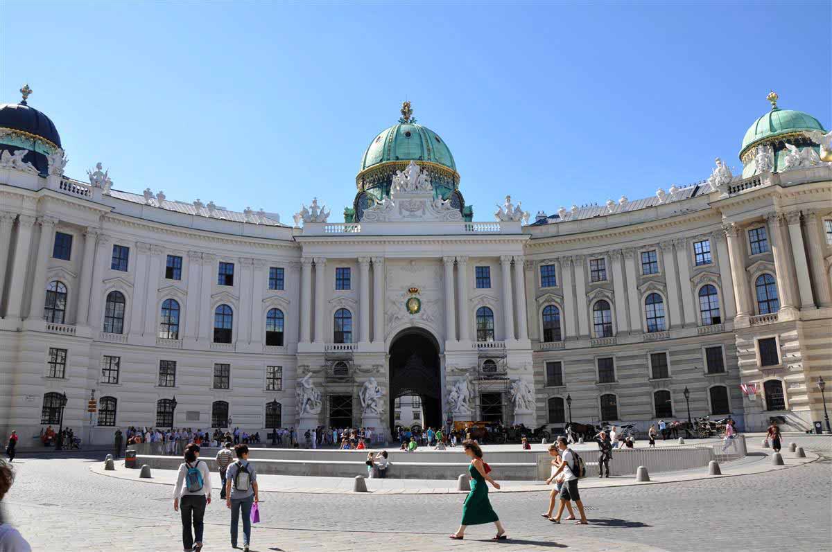 Hofburg Palace is one of the most important landmarks of Vienna