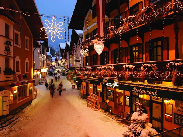 The old quarter is one of the most beautiful places in Zell am See Tourism - Views from Zell am See