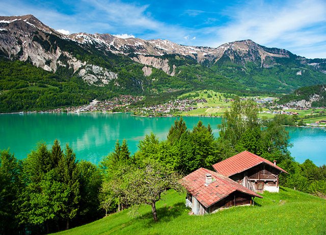 Lake Brienz is one of the most beautiful tourist sites in Swiss Interlaken - Interlaken photos