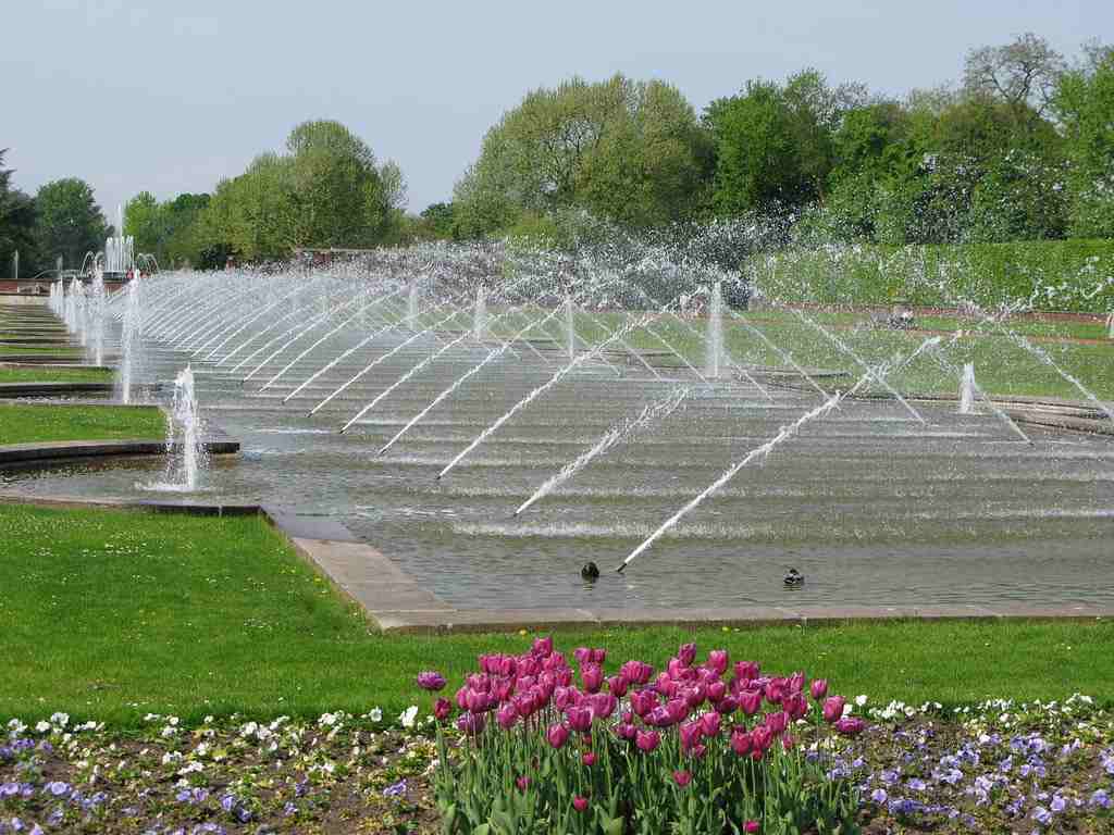 Nord Park is one of the most beautiful tourist sites in Dusseldorf, Germany