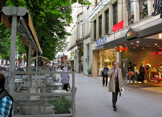 Kings Street is one of the most important tourist places in Dusseldorf