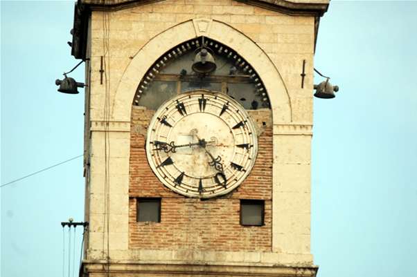 The clock tower is a landmark of Adana Turkey