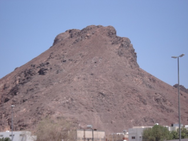 Mount one of the most prominent tourist places in Medina, Saudi Arabia