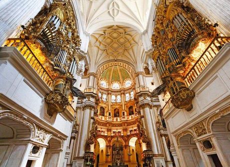 Granada Cathedral is a landmark of the Spanish city of Granada