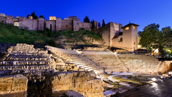 Romen theater in Malaga, Spain 