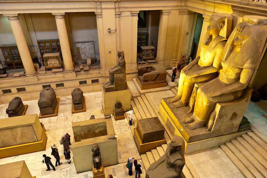 The Egyptian Museum in Cairo is one of the most important museums in Cairo, Egypt