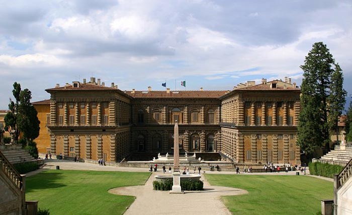 Pitti Palace is one of the most important tourist places in Florence