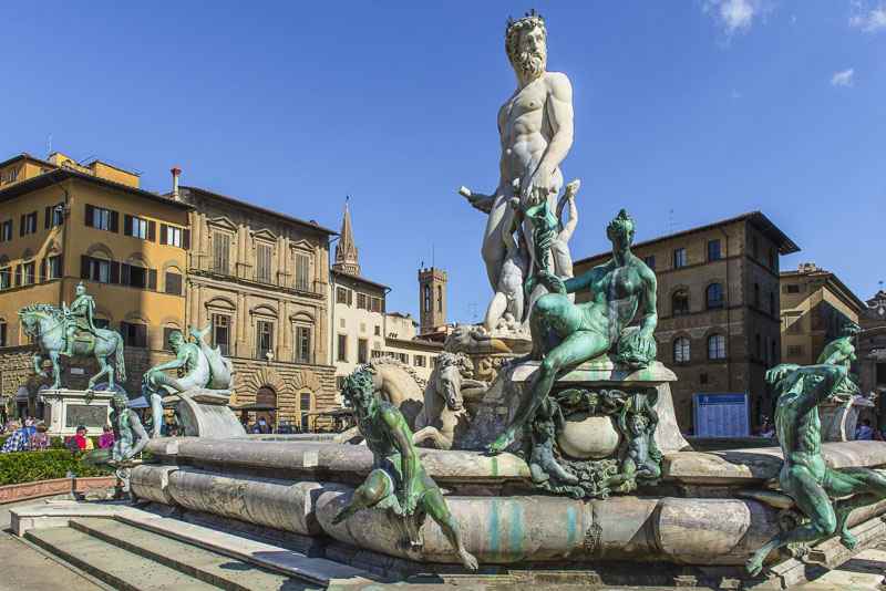 Piazza della, one of the most visited tourist destinations in Florence