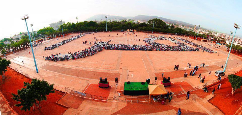 Place of Hope is one of the most important landmarks of the city of Agadir in Morocco