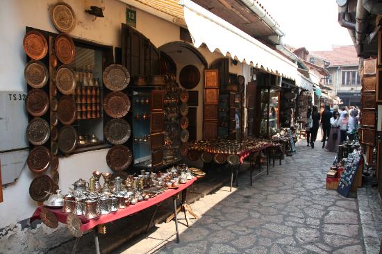 Basharshaya market is one of the most important markets of Sarajevo