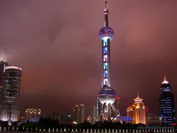 East Pearl Tower is one of the most beautiful tourist places in Shanghai 
