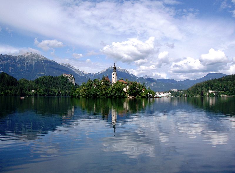 Bled Island is one of the most beautiful tourist places in Slovenia