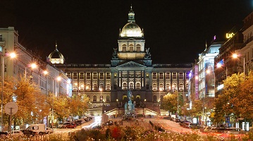 Wenceslas Square in Prague is one of the most important tourist attractions in Prague - Prague photos
