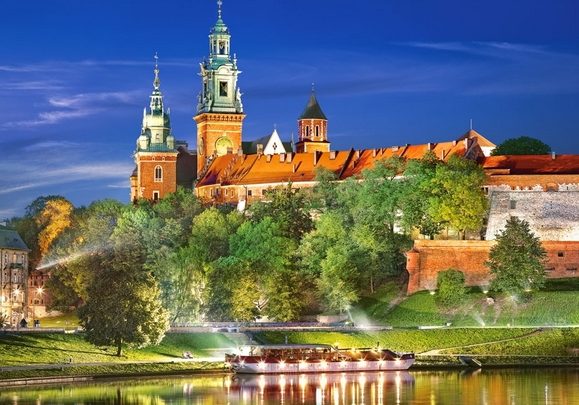Wawel Castle is one of the best tourist places in Krakow, Poland