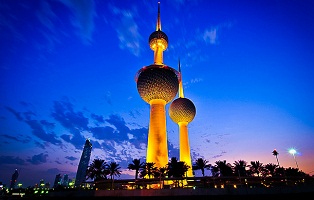 Kuwait Towers in the Kuwaiti capital is one of the most important tourist attractions in Kuwait