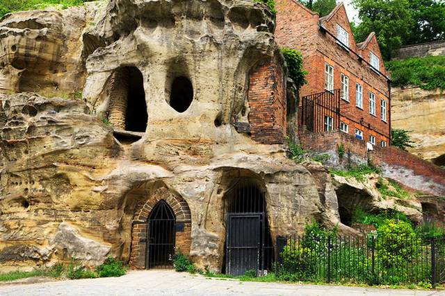 Nottingham Caves is one of the most important tourist places in Nottingham, Britain